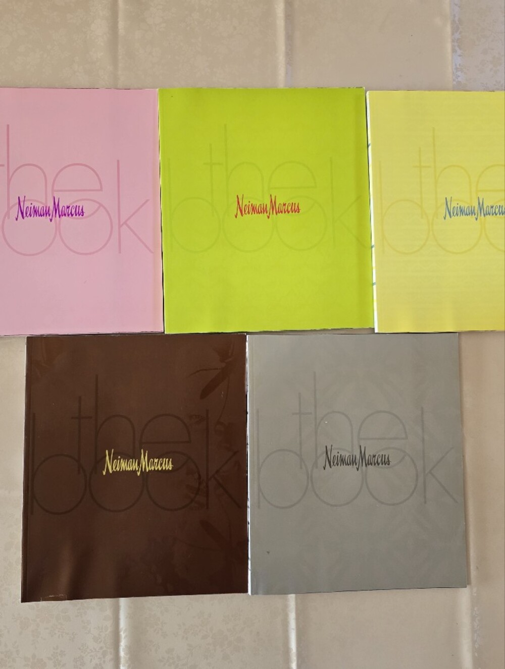 Vintage 2004 Neiman Marcus The Book Set of 5 Fashion Magazines